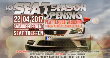 SEAT Treffen in Ungarn am Plattensee am 22.04.2017